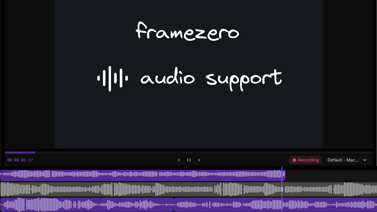 Audio Support